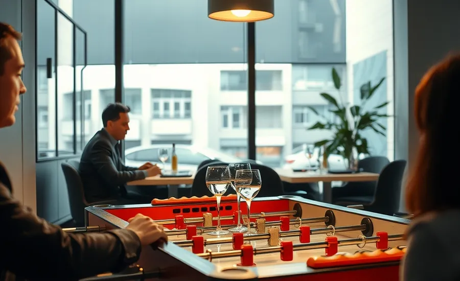 Apéro babyfoot au bureau : convivialité, plaisir et bienfaits de la science