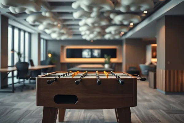 Babyfoot en open space : 5 solutions acoustiques innovantes pour préserver la concentration