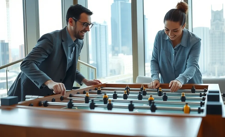 Babyfoot au bureau : jouer sans laisser personne de côté