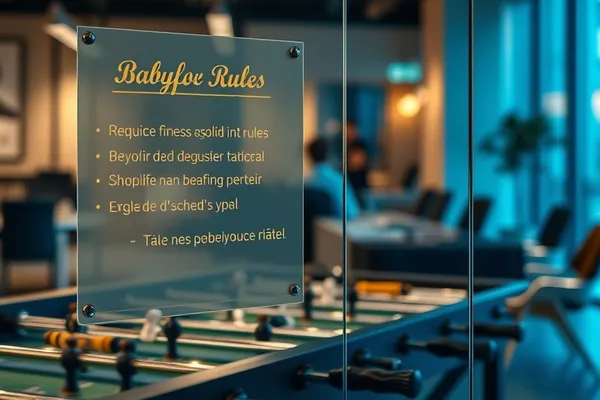 Babyfoot au bureau : les 5 règles d'or du savoir-vivre pour une ambiance sereine