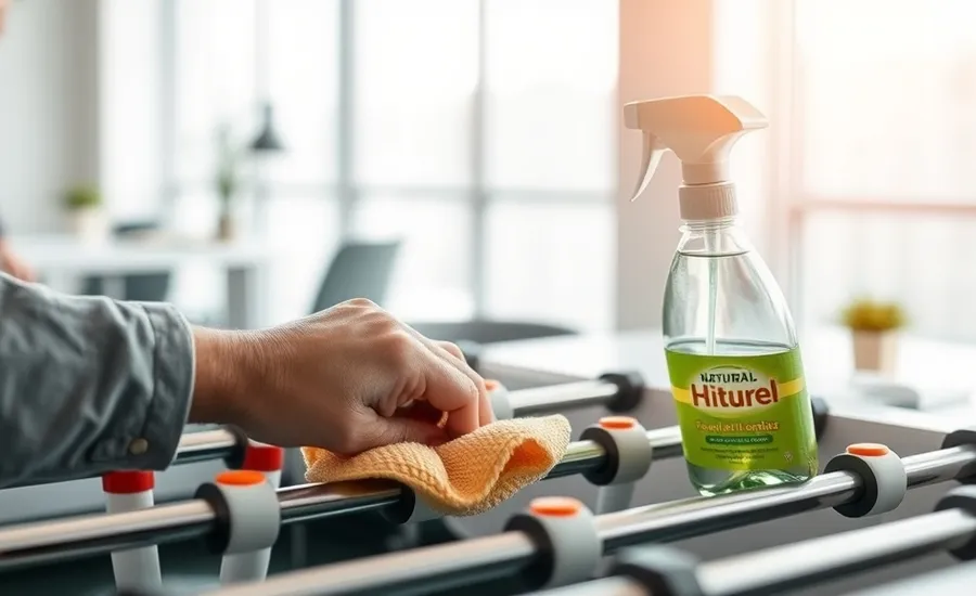 Hygiène au bureau : comment désinfecter son babyfoot efficacement en 2026