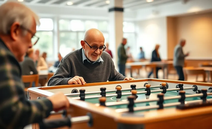 Babyfoot senior : le loisir social idéal pour stimuler le cerveau et rester actif