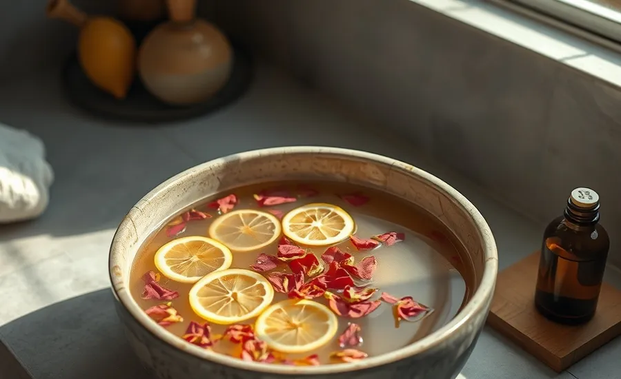 Bains de pieds aux huiles essentielles : 5 recettes bien-être pour vos pieds