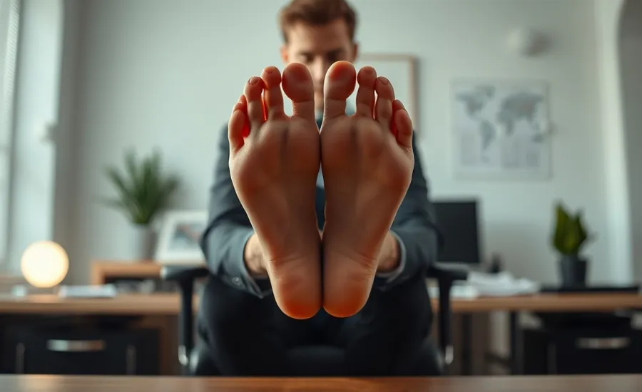 Yoga des pieds au bureau : 3 exercices simples pour libérer vos tensions