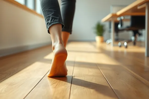 Marcher pieds nus au bureau : est-ce vraiment bon pour votre posture et votre santé ?