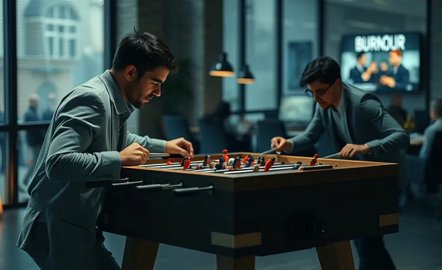 Burnout : les 3 vrais signes et pourquoi la pause babyfoot aide