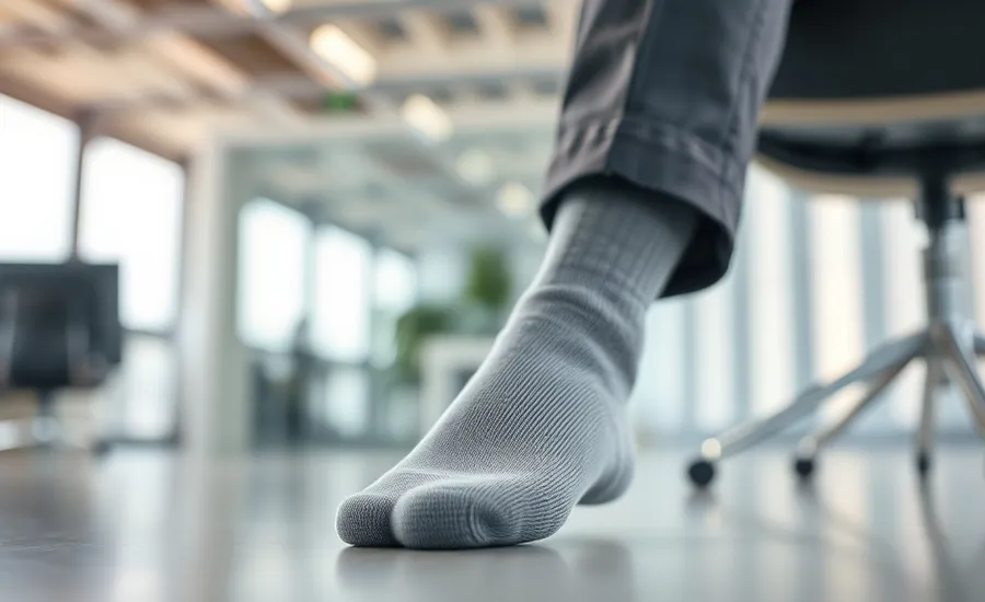 Comment choisir ses chaussettes confort bureau pour dire adieu aux pieds fatigués