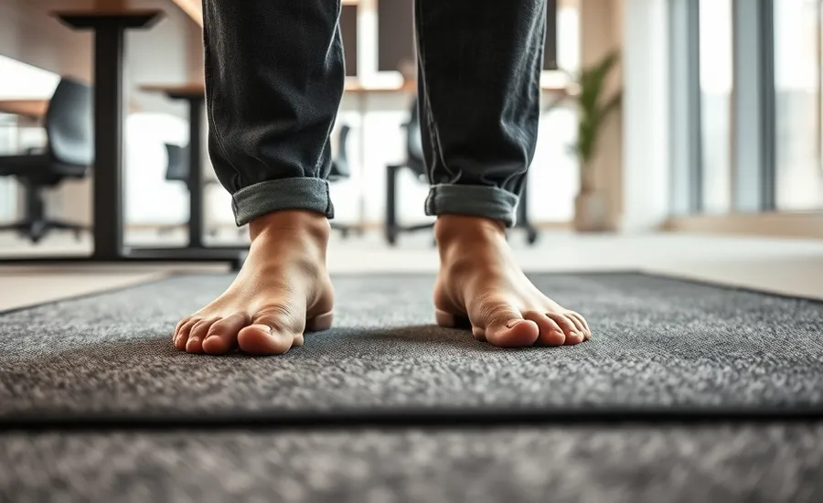 Comment choisir son tapis ergonomique de bureau pour un confort des pieds optimal