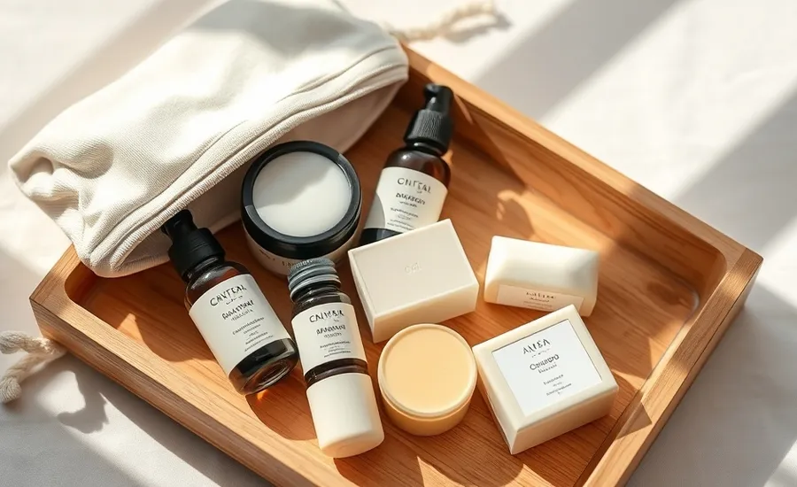 Cosmétique solide en voyage : la trousse de toilette minimaliste idéale pour l'été