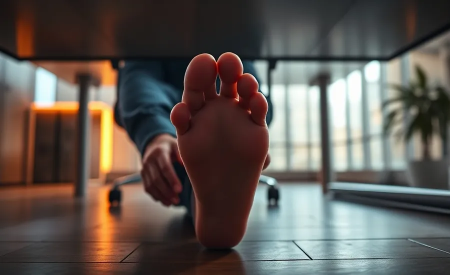 5 Techniques de Massage des Pieds au Bureau pour Éliminer la Fatigue Assis Instantanément