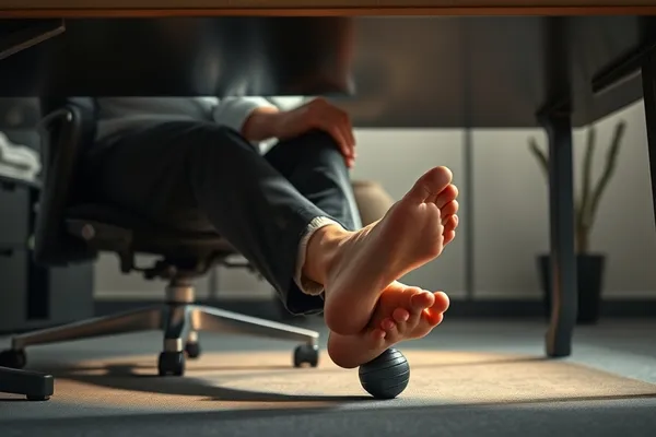 Massage des Pieds 5 Minutes au Bureau : Vaincre la Sédentarité et la Lourdeur des Jambes