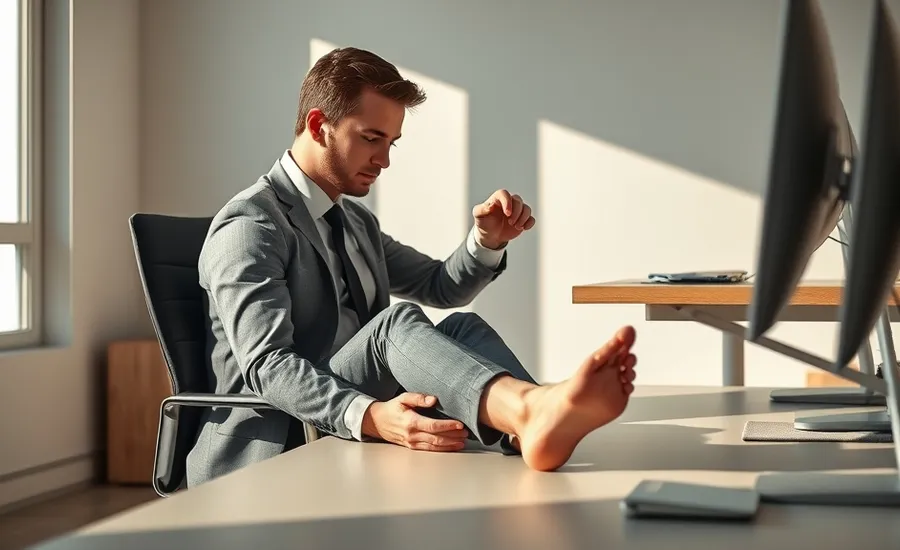 Réflexologie des pieds au travail : 5 points clés pour chasser la fatigue mentale