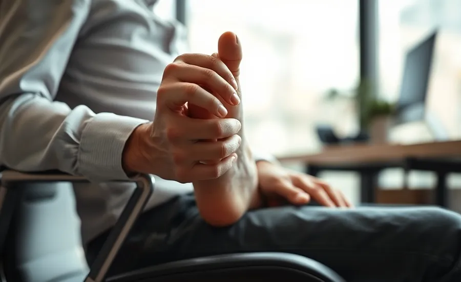 Auto-massage des pieds : 3 points de réflexologie pour évacuer le stress au bureau