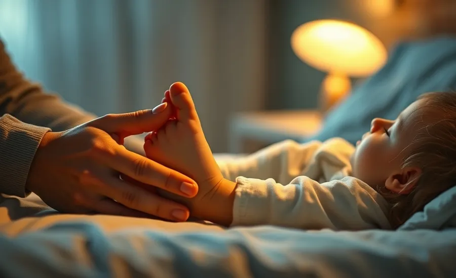 Réflexologie plantaire pour enfants : 3 points de pression pour un sommeil apaisé
