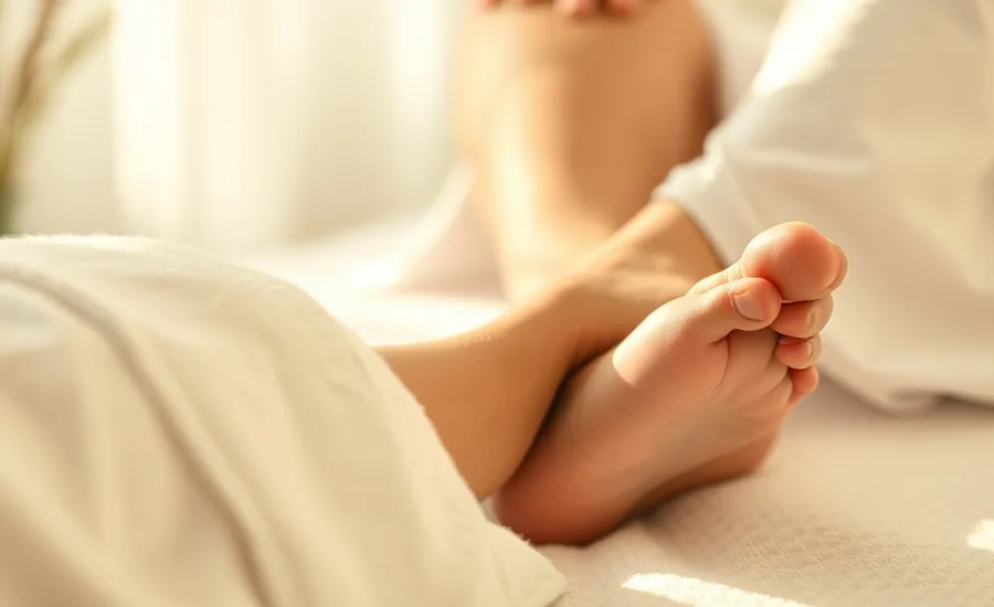 Réflexologie plantaire et rétention d'eau : les points réflexes pour dégonfler les jambes en été