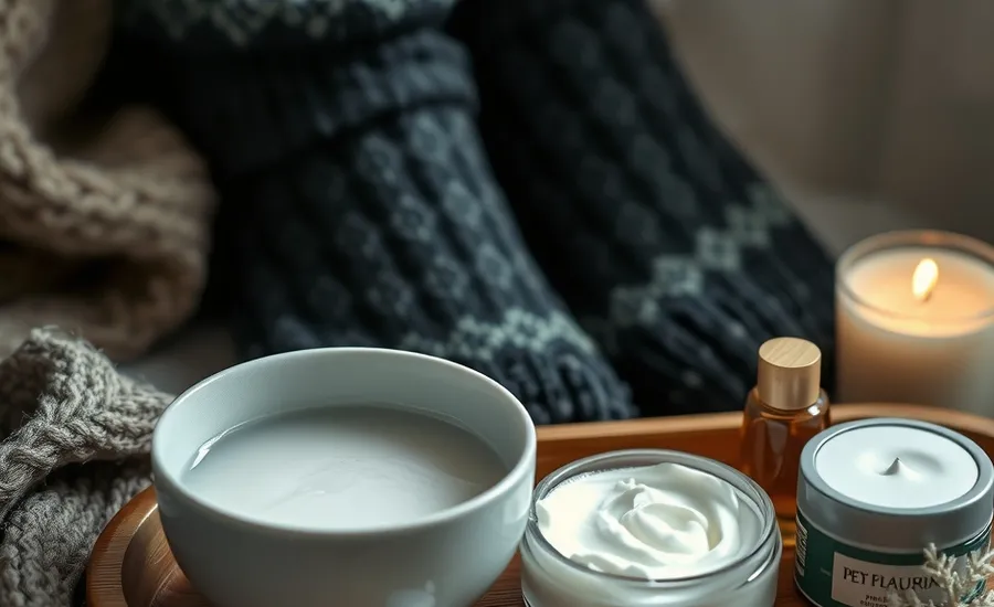 Rituels de soins des pieds pour l'hiver : traiter la peau sèche et crevassée
