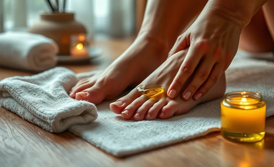Soin des pieds fatigués : le guide ultime de l'automassage aux huiles végétales