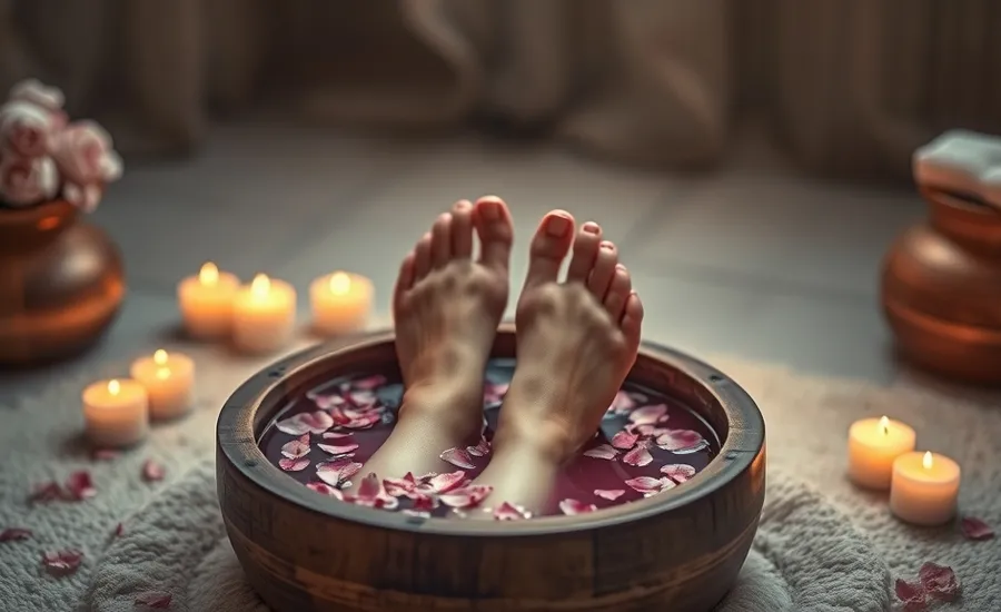 Spa des pieds à domicile : créez votre rituel de détente profonde